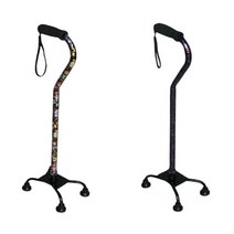 [삼원] 알루미늄 4발지팡이 SKL-020, 꽃무늬