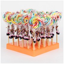 회오리 롤리팝 25gx40개입 막대사탕 캔디 판촉 행사 화이트데이, 25g, 40개
