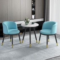 미니 원형 원룸 2인용 티 테이블 세트 식탁 c16, 민트