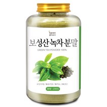 보성산 녹차 분말 200g(통) 그린티 가루 차 선식 건강, 보성산 녹차 분말 200g[통]