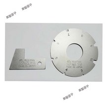 3~10mm 둥근30도 718 일본정품 후지툴 아크미게이지 나사의 피치측정 아크메나사게이지 스크류게이지, 1개