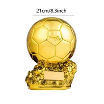 월드컵 트로피 축구 유럽 황금 풍선 우수한 플레이어 수상 경쟁 명예 보상 구형 Trophy 맞춤형 성인 선물, 05 E