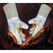 오지 이중코팅장갑 500도 단열 화재 예방 장갑 실험실, 구타입45cm1쌍