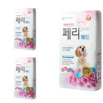 와우한빛 강아지 페리패드 50매, 3개입