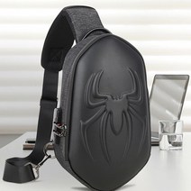 오토바이 바이크 스파이더 크로스백팩 등가방 어깨가방 허리가방 리어백, 1번 스파이더 블랙형