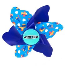 POMTOR 킥보드 바람개비 리본 21세기 악세사리+ (물고기비늘 걸레 증정 이벤트), 작은 비행기 풍차 활동 중