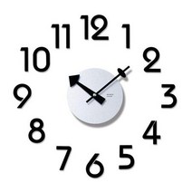 좁은 방 인테리어 원룸 브론즈 하우스 작은방 벽에 붙이는 시게 벽 시계 무소음, 상세페이지 참조