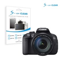 슈퍼클리어 캐논 DSLR EOS 700D 액정보호필름 2종, 스탠다드 고투명, 1개
