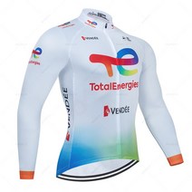 자전거복 토탈 에너지 팀 가을 사이클링 저지 세트 긴 소매 봄 신상품 남성용 MTB 자전거 의류 정장 사이클링 의류 싸이클복 롱슬리브