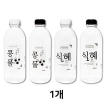 [유페트] 1000ml 라벨 페트병 38파이 1개 식혜페트병 콩물페트병 페트병 라벨 페트병라벨 식혜병 콩물병 식혜보관 콩물보관, 식혜, 흰색캡