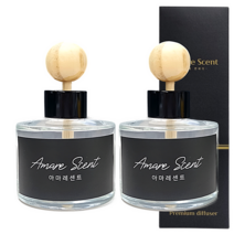 아마레센트 베이직 차량용 디퓨저 120ml x 2개입, 1세트, 제주비자림