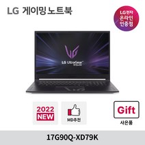 LG전자 울트라기어 게이밍노트북 17G90Q-XD79K, WIN11 Home, 블랙, 1024GB, 코어i7, 16GB