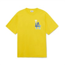 MLB 베이직 빅로고 반팔 티셔츠 LA Mustard 262575