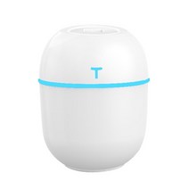 사무실 차량 작은방 미니가습기 충전식 생수병 원룸 가습기 200ml 공기 usb 에센셜, 하얀