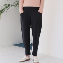 서빈 여성용 기모안감 모직 배기팬츠[RDBH]밑단컷팅 편한바지
