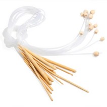 코바늘 가방 뜨기 털실 뜨개실 천연 대나무 유연한 아프간 튀니지 카펫 크로 셰 뜨개질 후크 바늘 1.2 m 크로 셰 뜨개질 후크 바늘 세트 12 크기 3-10mm, 통나무