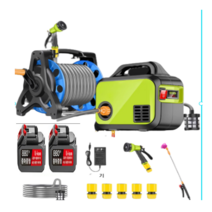 1인치 양수기 휴대용 펌프 미니 무선 충전식 세차 고압 수중 가압 워터 농업용 소형 수압, 고출력구성 198AH+40m, 1개