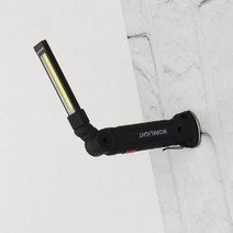 LED 마그네틱 COB 램프 충전식 무선 + 토치 유연한 검사 작업등, 01 S