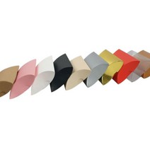 액세서리 포장지 상자 원형 주얼리포장지 반지 귀걸이 10pcs 화이트