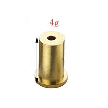 골프 클럽 황동 샤프트 팁 스윙 무게 1/3 개, 3PCS 4g