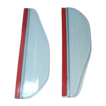 백미러가드 back view side mirror rain eyebrow flexible abs for most mirror visor 가드 for most car truck, 갈색