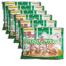 퍼피프랜드 애견간식, 비스켓 숯불, 6개