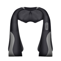 Apnoo 다용도 4D 온열 목 어깨 안마기 스마트 안마기, 블랙, AP-KR006