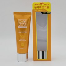 케어존 데일리 앤 패밀리 선케어 크림 80ml(민감성 SPF50), 1개
