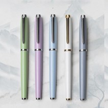 뚜렷한파스텔 선명한펜 잉크충전 검/신사 단어 연습 일상 여자선물 학생, Black, 0.38mm