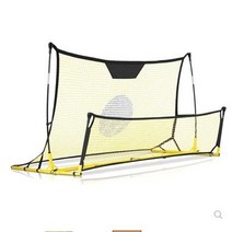 츄크볼골대 네트 리바운더 리바운드 추크볼 츄크볼 바운더 축구연습 골대 Sklz 휴대용 85 인치 축구 게이트 학교 축구 훈련 연습 축구 목표에 대한 단면 양면 그물, 005729-옐로우, 005729-옐로우