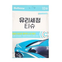불스원 유리 세정 티슈 자동차 유리세정제 거울 창문 유리창 닦이, 단품
