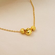 제이로사 24k 트리오 볼 순금 목걸이 2g