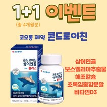 1+1 행사 콘드로이친 코오롱제약 상어연골 900mg x 120정 (4개월분), 1개, 1개