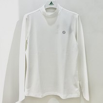 [행복한백화점][그린조이][그린조이] 베이직 솔리드 하이넥 기모 긴팔티셔츠 화이트 여성 GF22KL51W