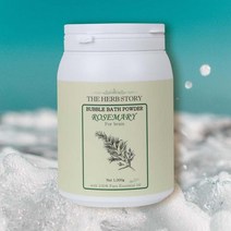 더허브스토리 입욕제 버블바스 파우더 로즈마리 1kg, 단품