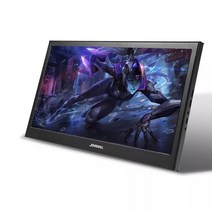 휴대용 모니터 4k 13인치 15인치 새로운 인치 2k 터치 스크린 pc 1080p, 13.3 2k 가죽 케이스