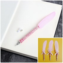 뉴리웹 깃털볼펜 스탠드볼펜 얇은볼펜 크로스볼펜