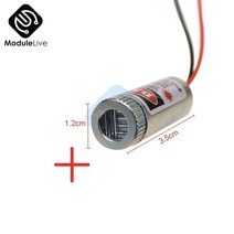 신제품 산업용 레이저 헤드 포인트 크로스 모듈 조절 가능한 렌즈 650nm 5mW 적색 3-5V, 03 Cross