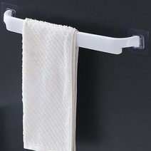 현모양처 무료배송탈부착식 욕실수건걸이(화이트)