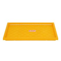 SK플라스틱 플라스틱바구니 운반상자 모음 다양한 바구니, 53.건조채반(대) 노랑