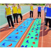 워크샵단체게임 실내단체게임 야유회 체육대회, 싱글 6x0.6m 챌린지 모델 노랑 + 호루라기