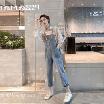 일자핏스키니 유행 멜빵바지 여성 와이드 루즈핏 슬림핏 현아한 무드 스트레이트진 트렌드 2980480581