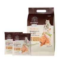 지니펫 홍삼함유 밸런스업 더캣 연어&닭고기1kg 사료50gx12봉
