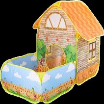 터널형 텐트 3 인 1 접이식 멀티 컬러 어린이 놀이 터널 공 아기 야외 극장 엔터테인먼트 필수, Play House