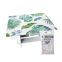 베리구즈 야외 피크닉 캠핑 휴대용 접이식 폴더블 미니 테이블, 폴더블테이블_화이트야자