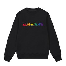 레인보우 애니멀 시리즈 티셔츠 동물티셔츠 강아지맨투맨 고양이맨투맨 친구선물 단체티 주문제작 커스텀