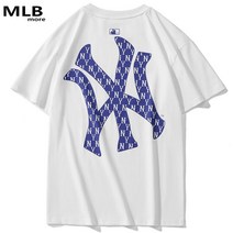 MBL 반팔 남자 노화 등 NY 대표 2023 여름 남녀 커플 반팔 티셔츠