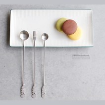 스팀피쳐 롱스푼 케익간식 예쁜 긴포크 감성주방, 롱포크, 1개