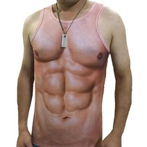 만우절 헬창 특이한 반소매 근육티 정육점 몸짱티 선물 정장그림 웃긴 티셔츠 모음