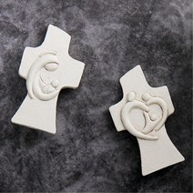 소아과 장식소품 모자상 가족상 벽걸이 서재 세련된 신혼집 집꾸미기 개업, 성모자
